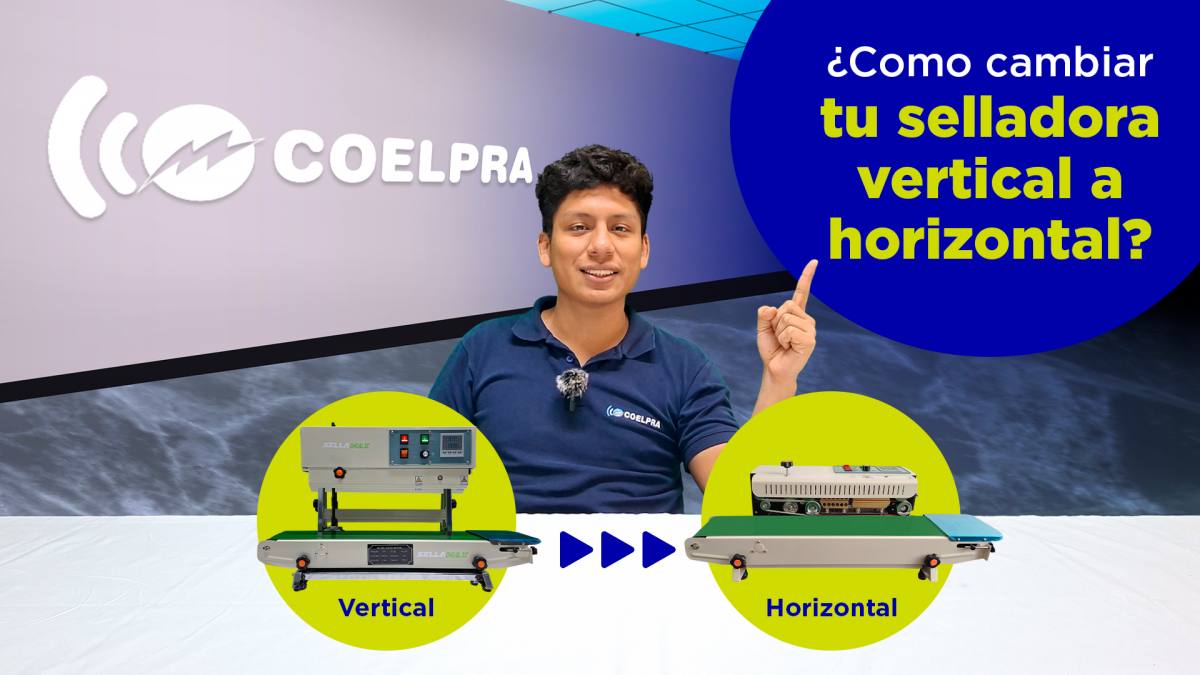 Selladora vertical y horizontal: la ventaja de un equipo convertible