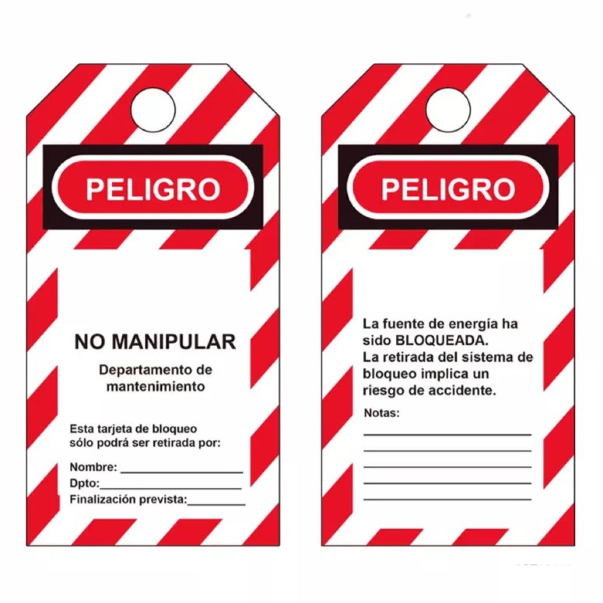 Etiquetas de bloqueo