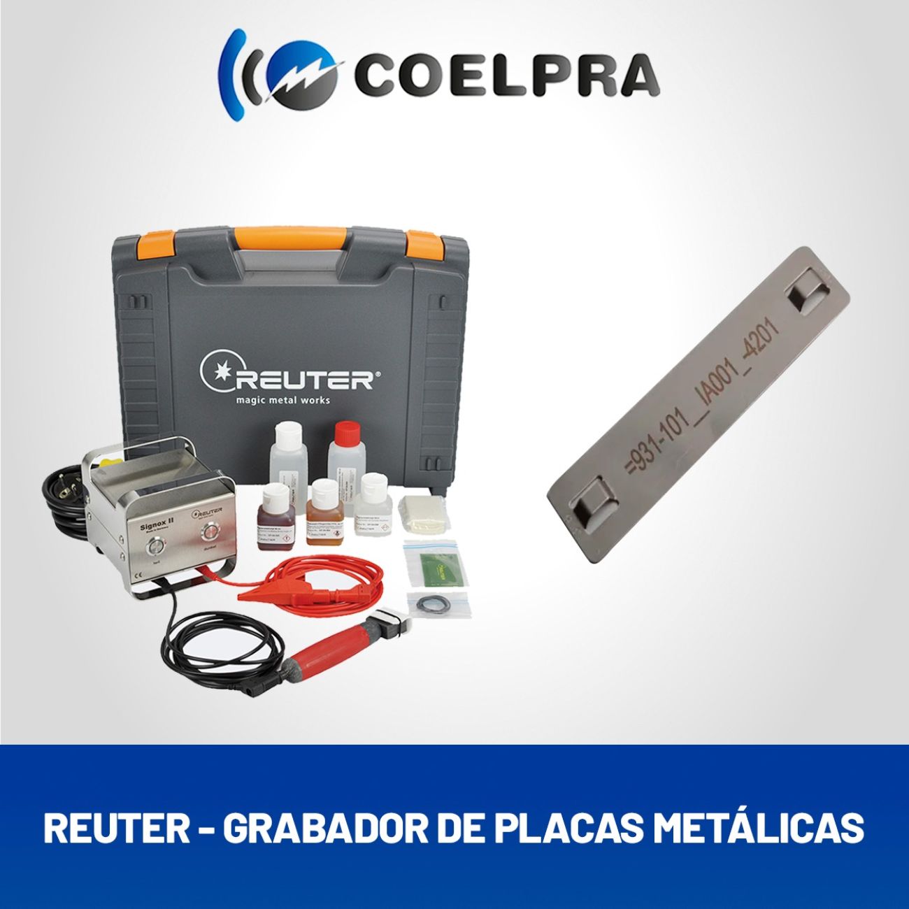grabador de metal reuter signox ii