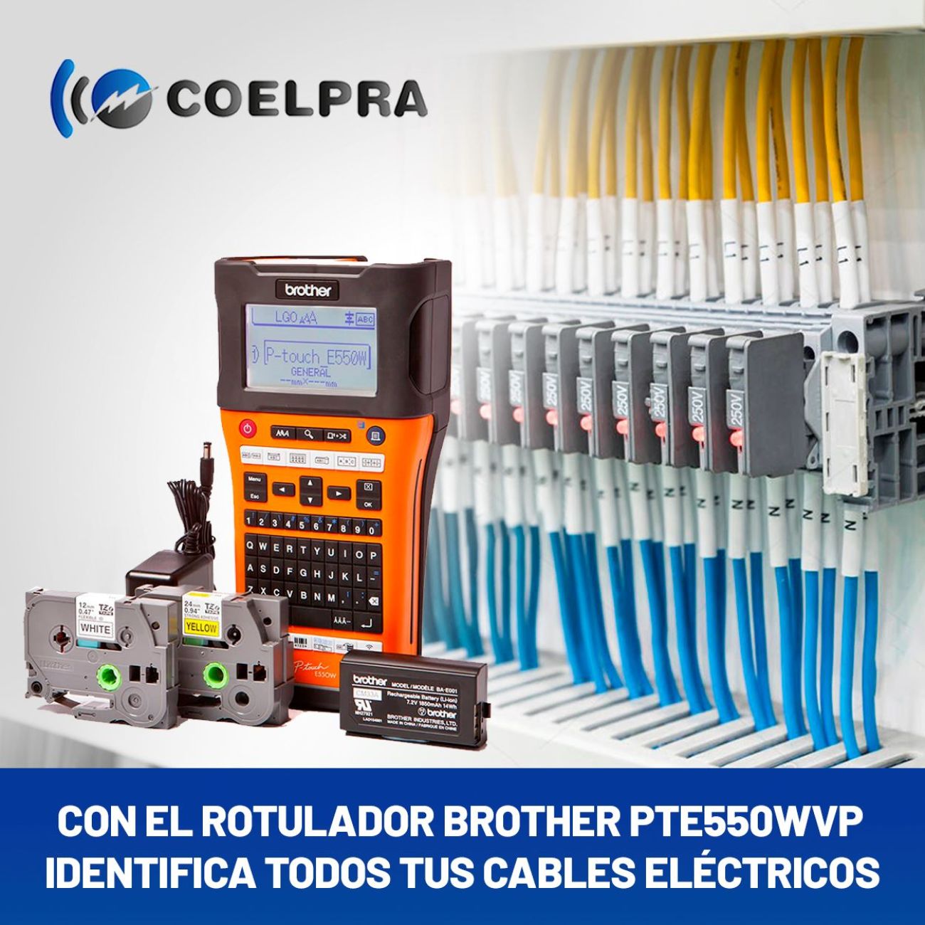 rotulador brother pt e550wvp