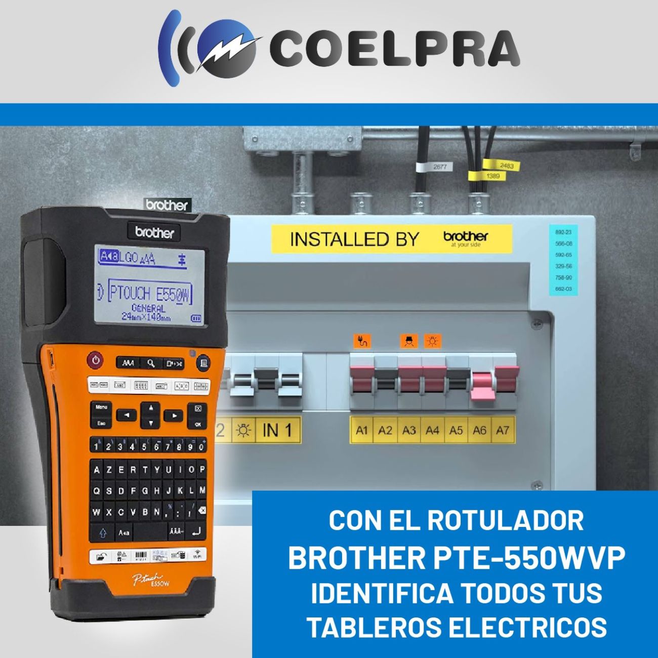 rotulador brother pt e550wvp