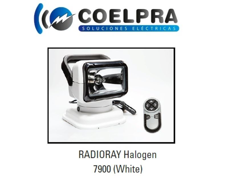 luz led portatil radioray halogen 7900 (blanco)