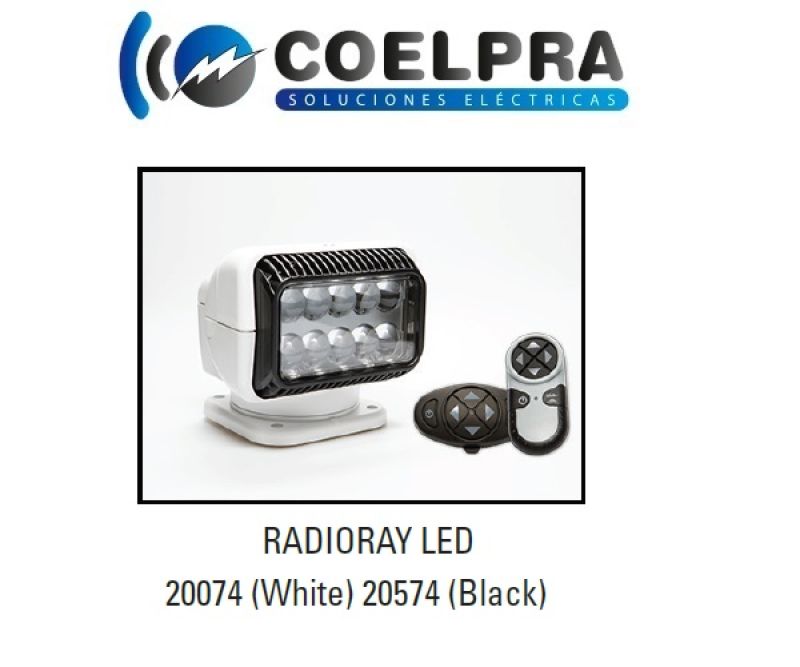 luz led portatil radioray led 20074 (blanco) 20574 (negro)