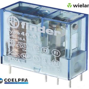 Mini Rele Finder 40,61 / 24VDC 1 Contactos 16A