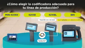 ¿Cómo elegir la codificadora adecuada para tu línea de producción?