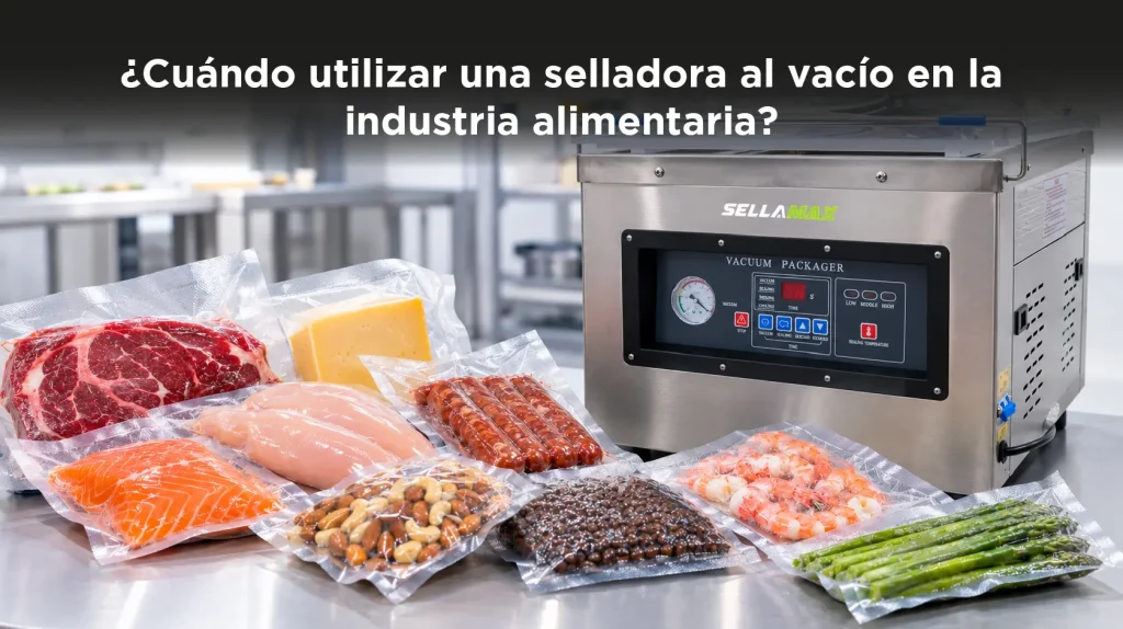 ¿Cuándo utilizar una selladora al vacío en la industria alimentaria?